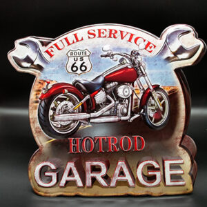 Hot Rod Garage wandbord