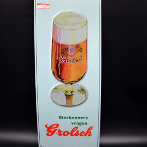 Grolsch Wandbord "Bierkenners Lang"