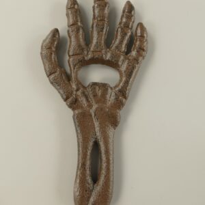 Flesopener Skelet Hand - Gietijzer