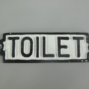 Deurschild toilet Gietijzer